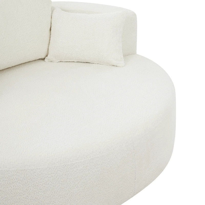 360° Swivel Chair Accent Barrel Chair With Removable Pillows by HouseOfZazla
