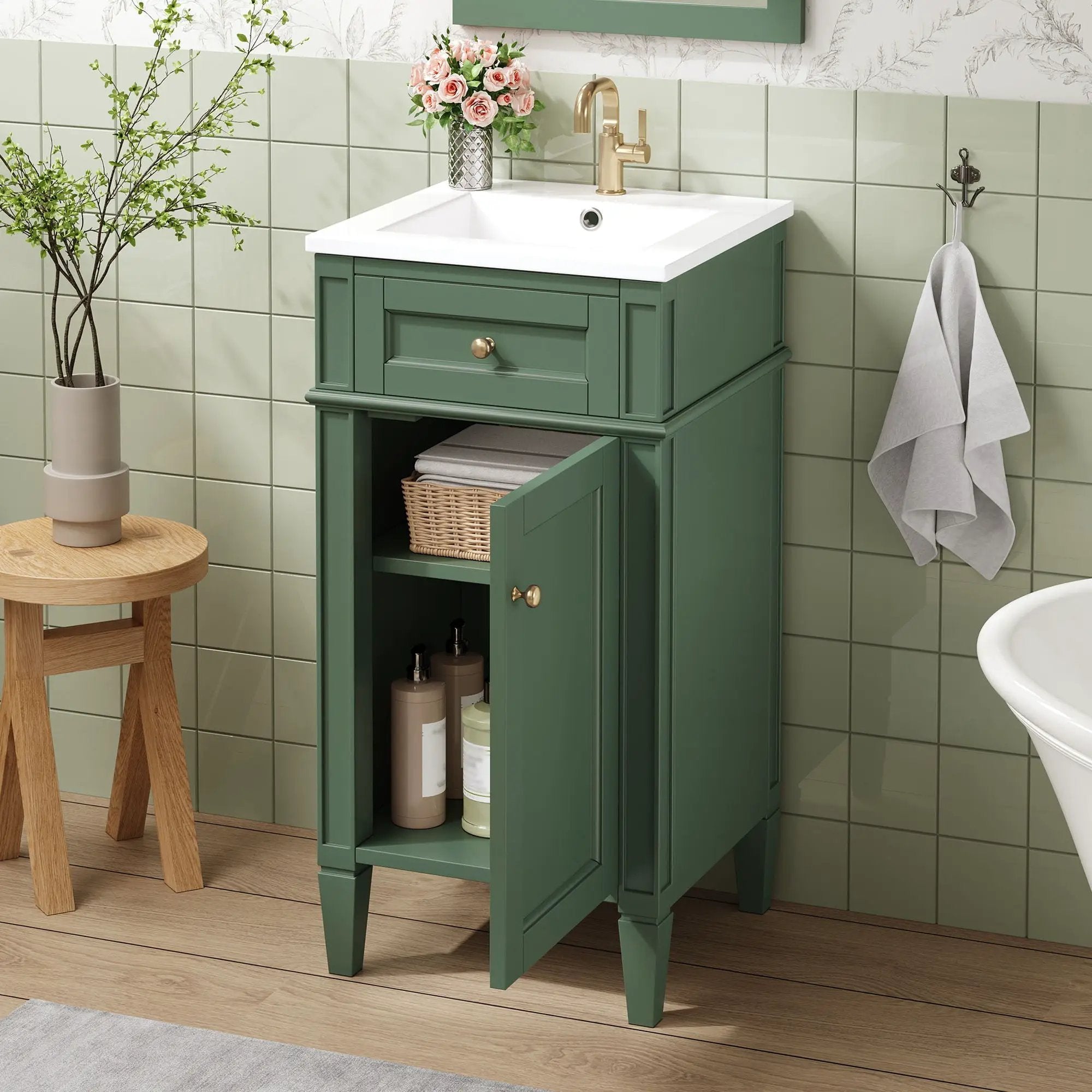 French Style Bathroom Vanity With Sink by Unique Piece Furniture