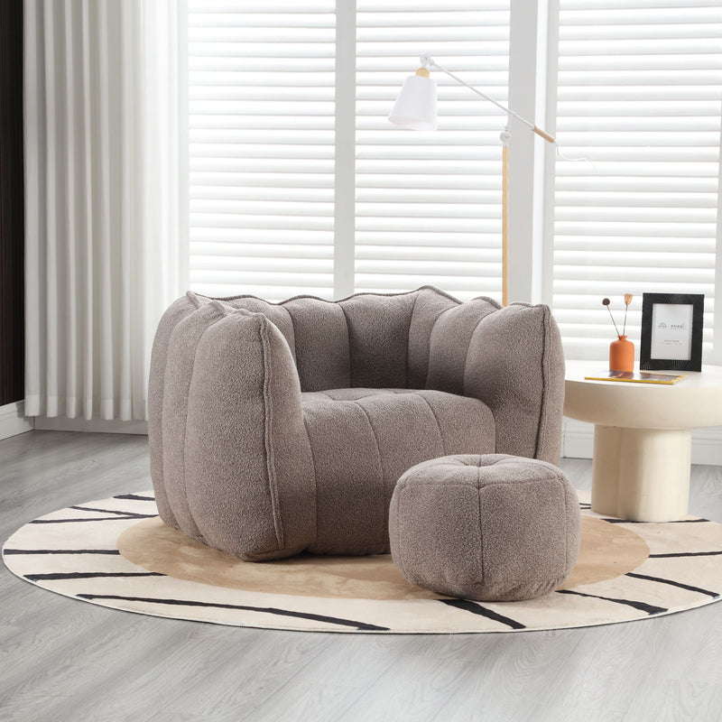 Soft Bean Bag Chair With High Resilient Foam by HouseOfZazla
