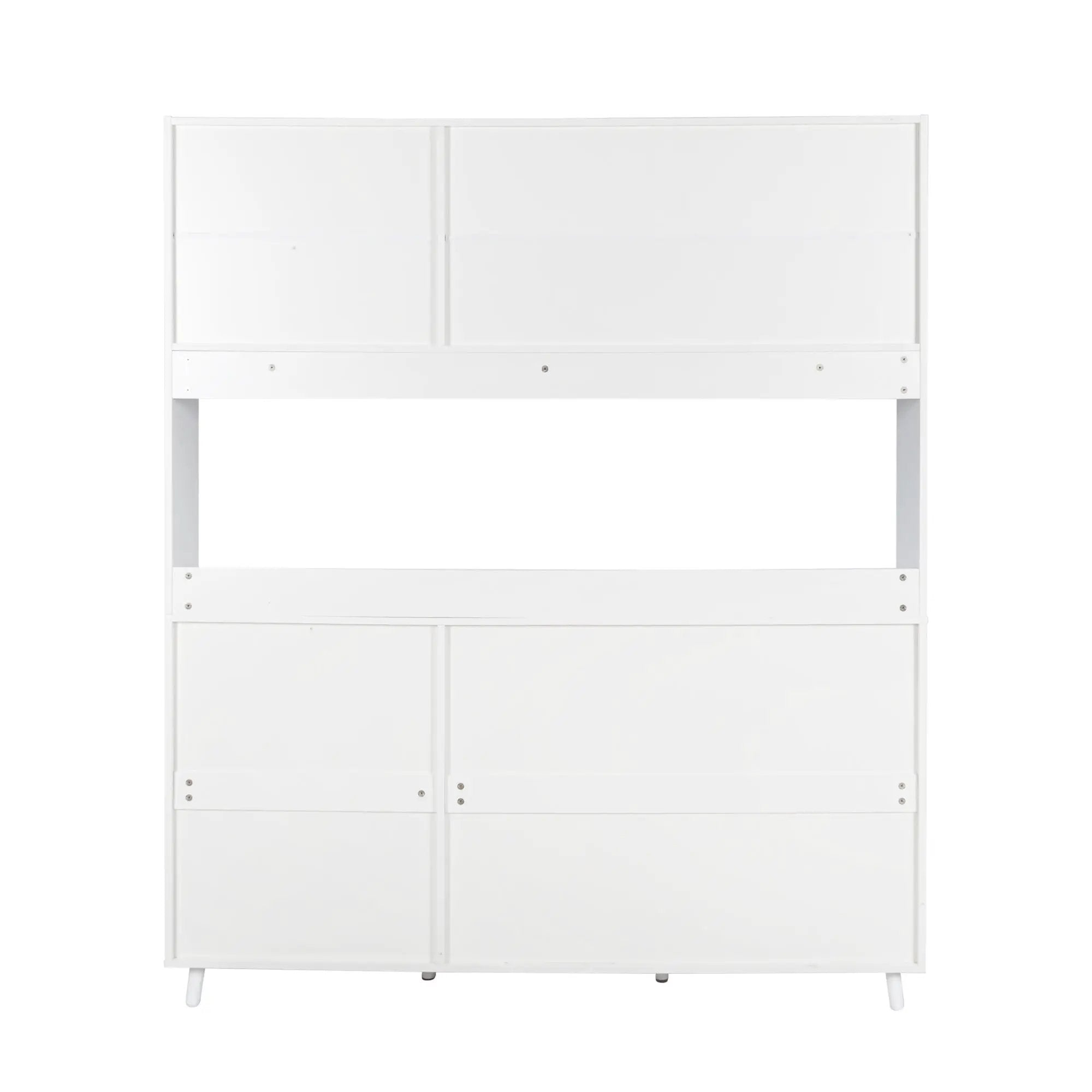 63" W Large Kitchen Hutch Cabinet, Freestanding Pantry Storage by HouseOfZazla