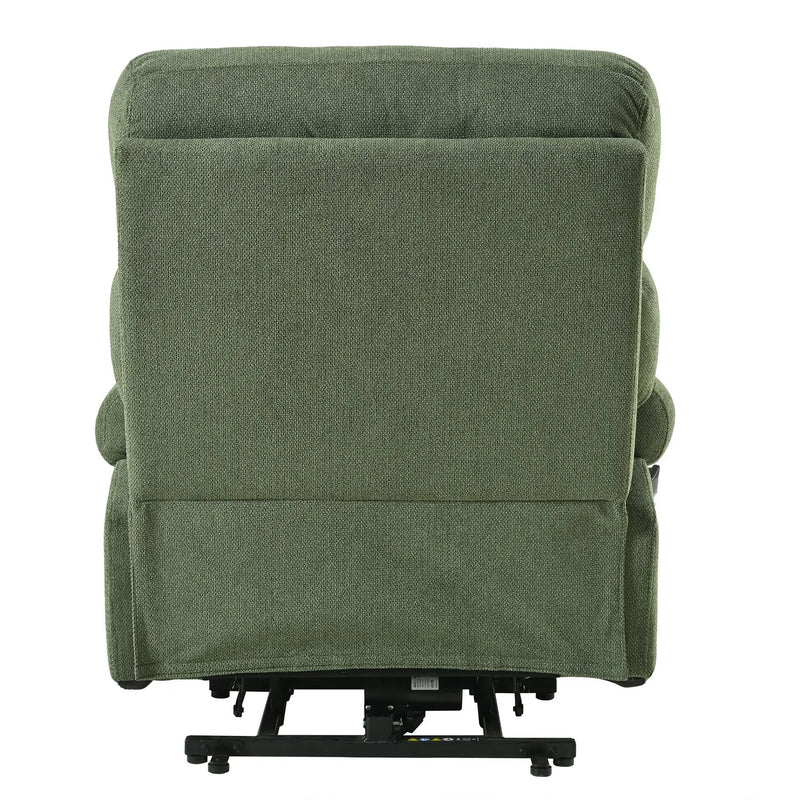 Oversized Power Lift Recliner Chai With Remote Control, Side Pocket, Spacious Seat by HouseOfZazla