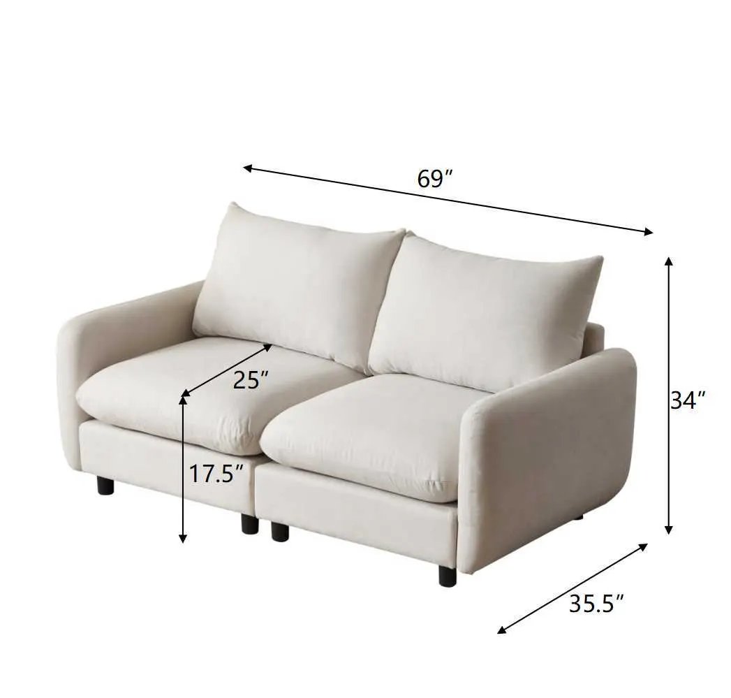 Modular Free Combination Sectional Sofa Couch by HouseOfZazla