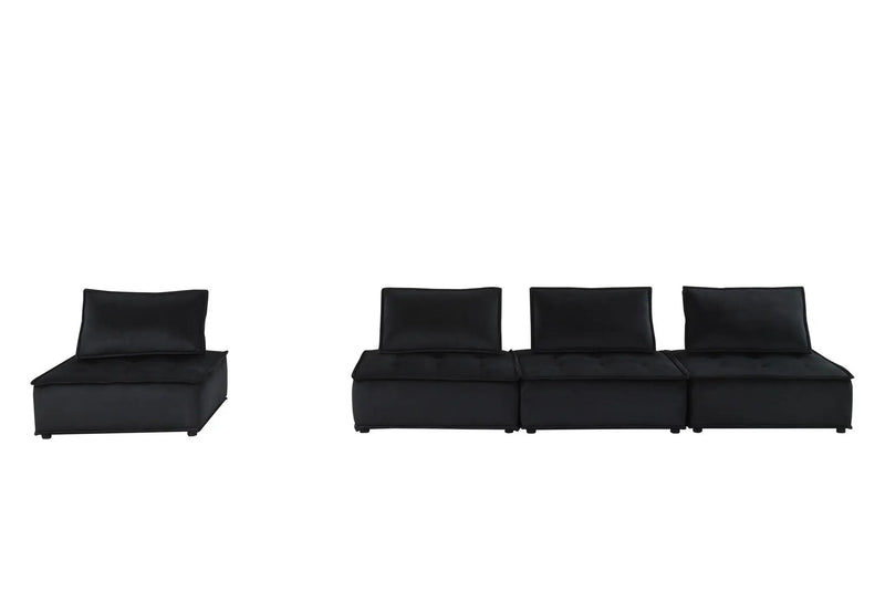 Anna - Stylish Sectional Sofa Ottoman by HouseOfZazla