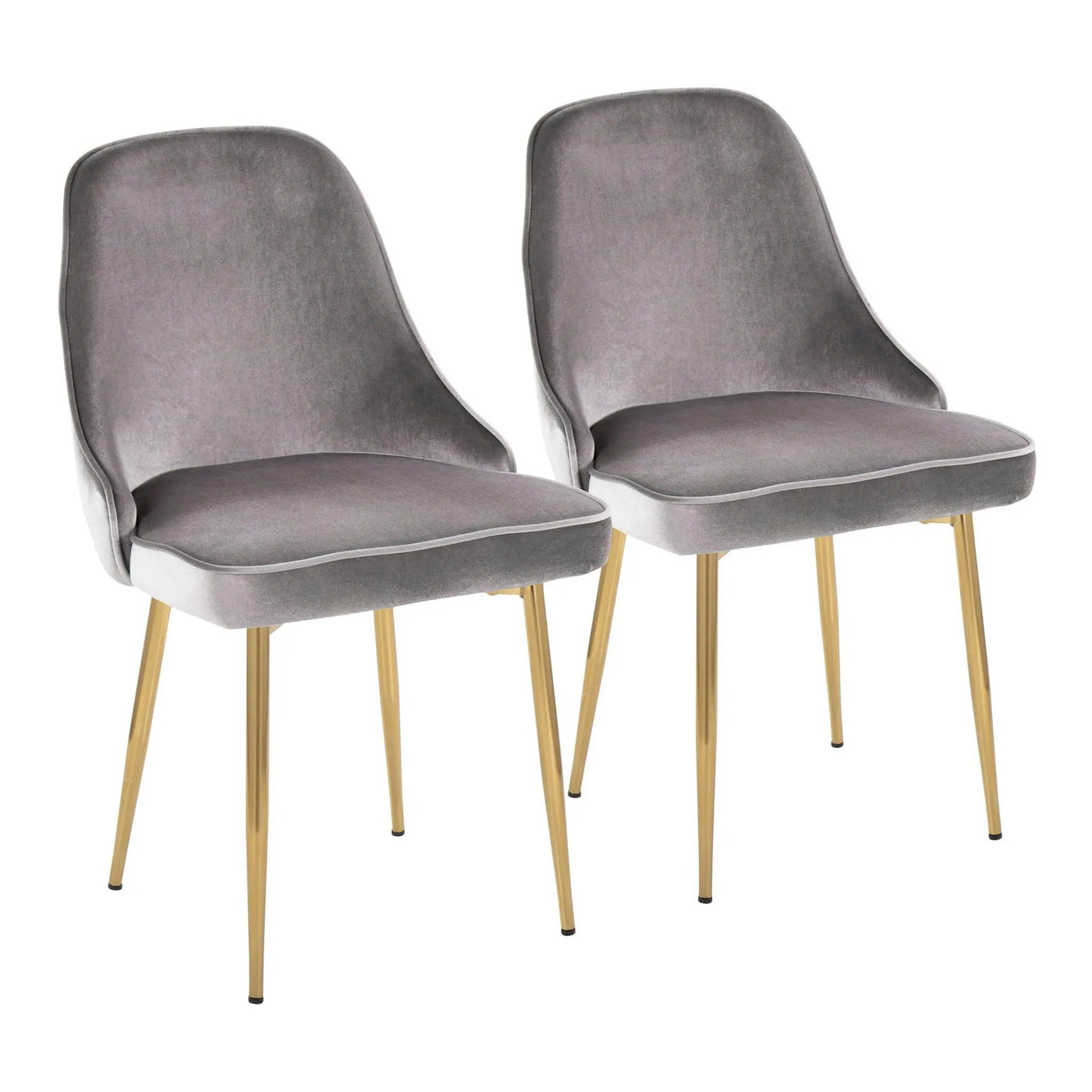 Marcel - Contemporary / Glam Dining Chair (Set of 2) by HouseOfZazla