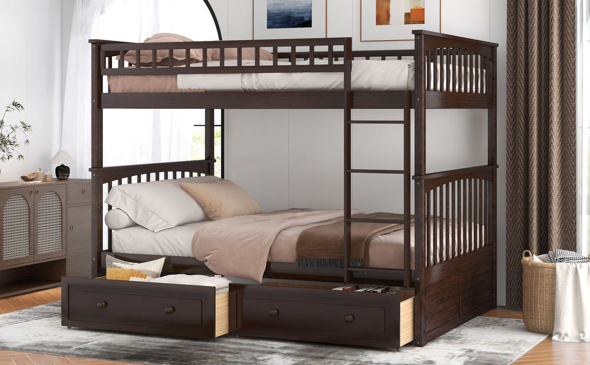 Bunk Bed With Drawers, Convertible Design, photo 13 of 28