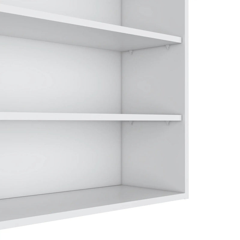Chinle Wall Cabinet in Melamine with Open Storage by HouseOfZazla