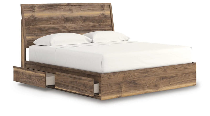 Chirason - Panel Bed With Storage by Unique Piece Furniture