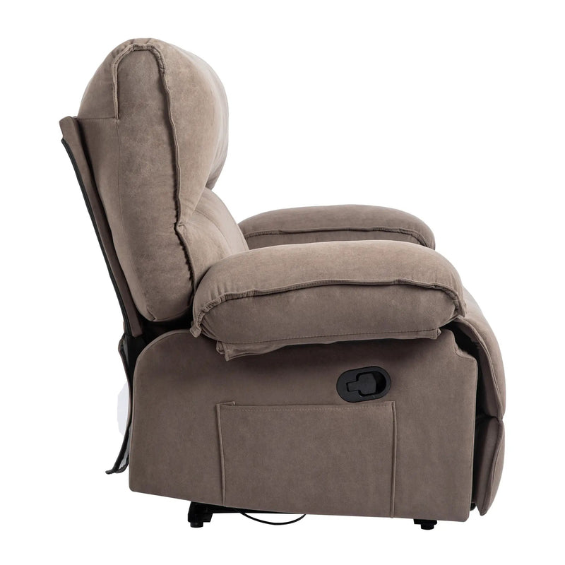 Oversized Manual Recliner Chair Sofa for Living Room by HouseOfZazla