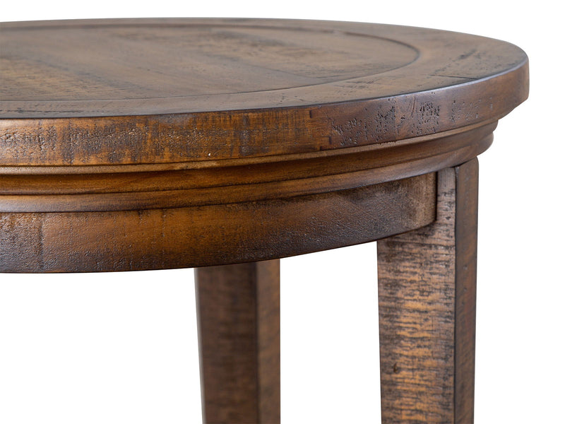 Bay Creek - Round Accent End Table - Toasted Nutmeg, photo 4 of 5