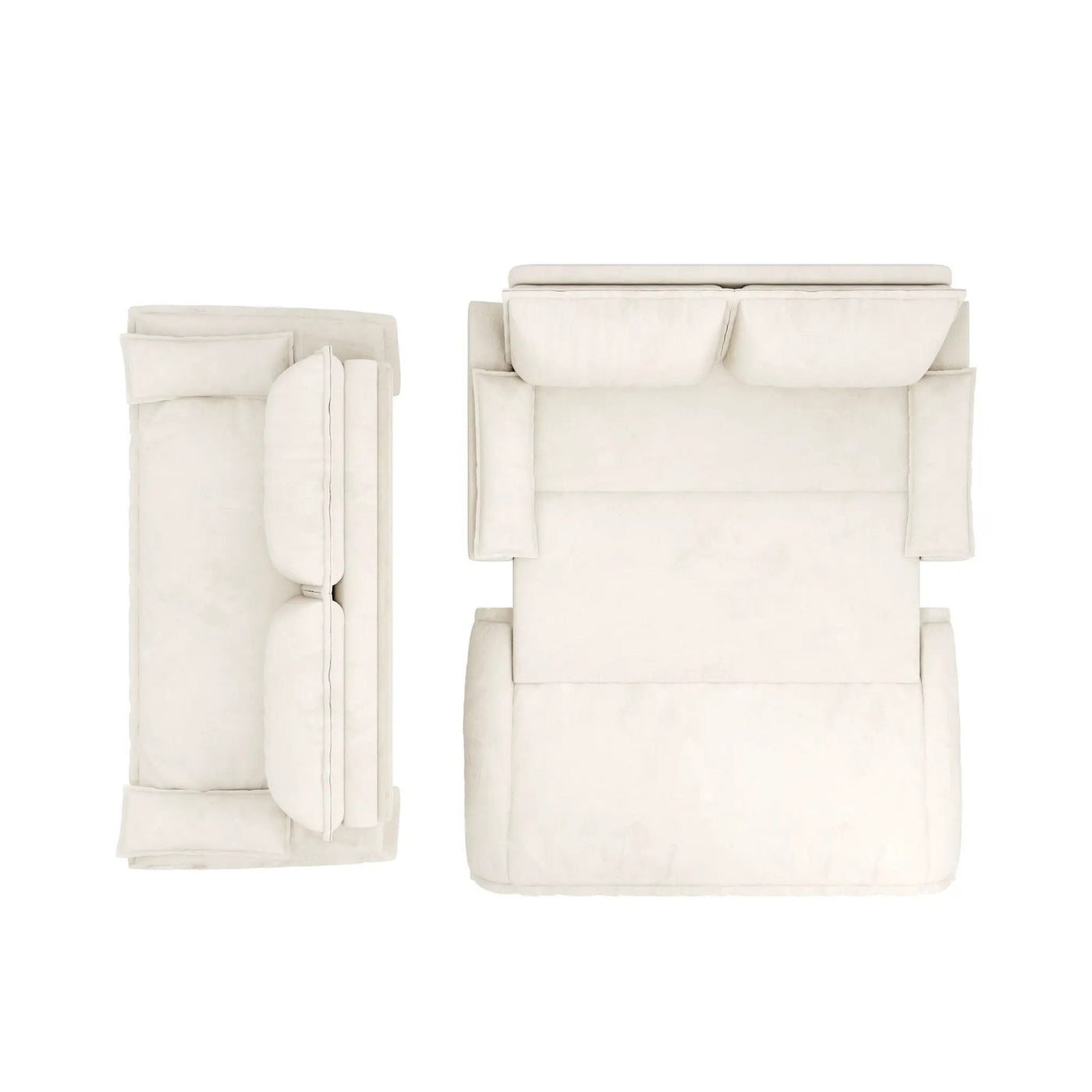 Queen Pull Out Bed, 3 In 1 Convertible Sleeper Sofa by HouseOfZazla