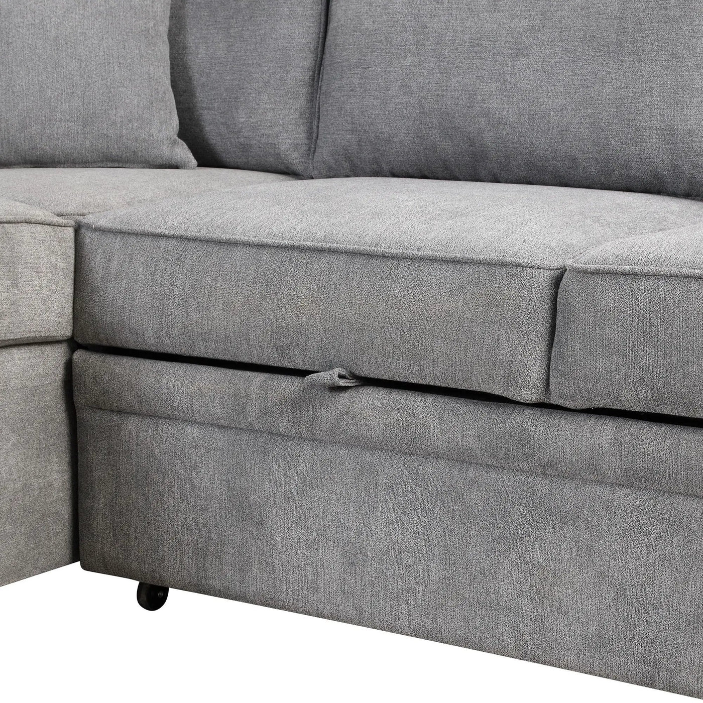 Sleeper Sofa Bed, 2 In 1 Pull Out Sofa Bed L Shape Couch With Storage Ottoman For Living Room, Bedroom Couch And Small Apartment by HouseOfZazla