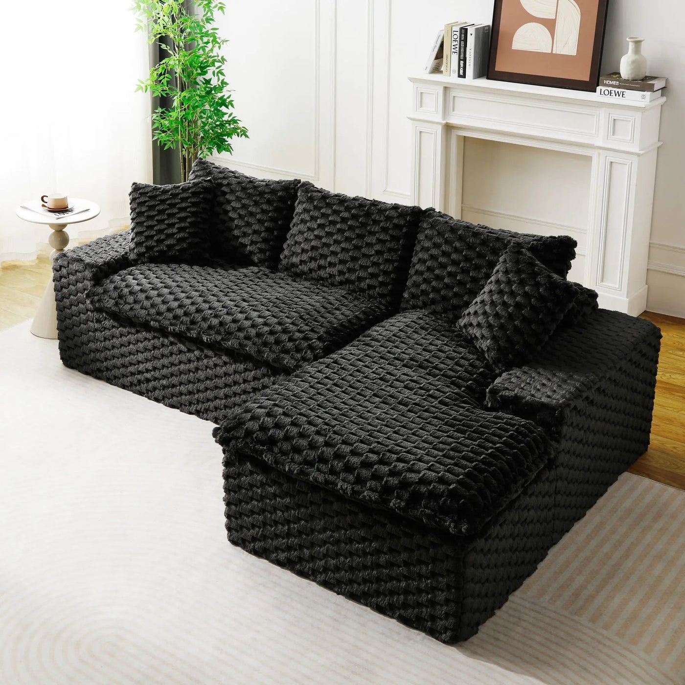 Modular Sofa, Convertible Twin Seat With Chaise Lounge by HouseOfZazla