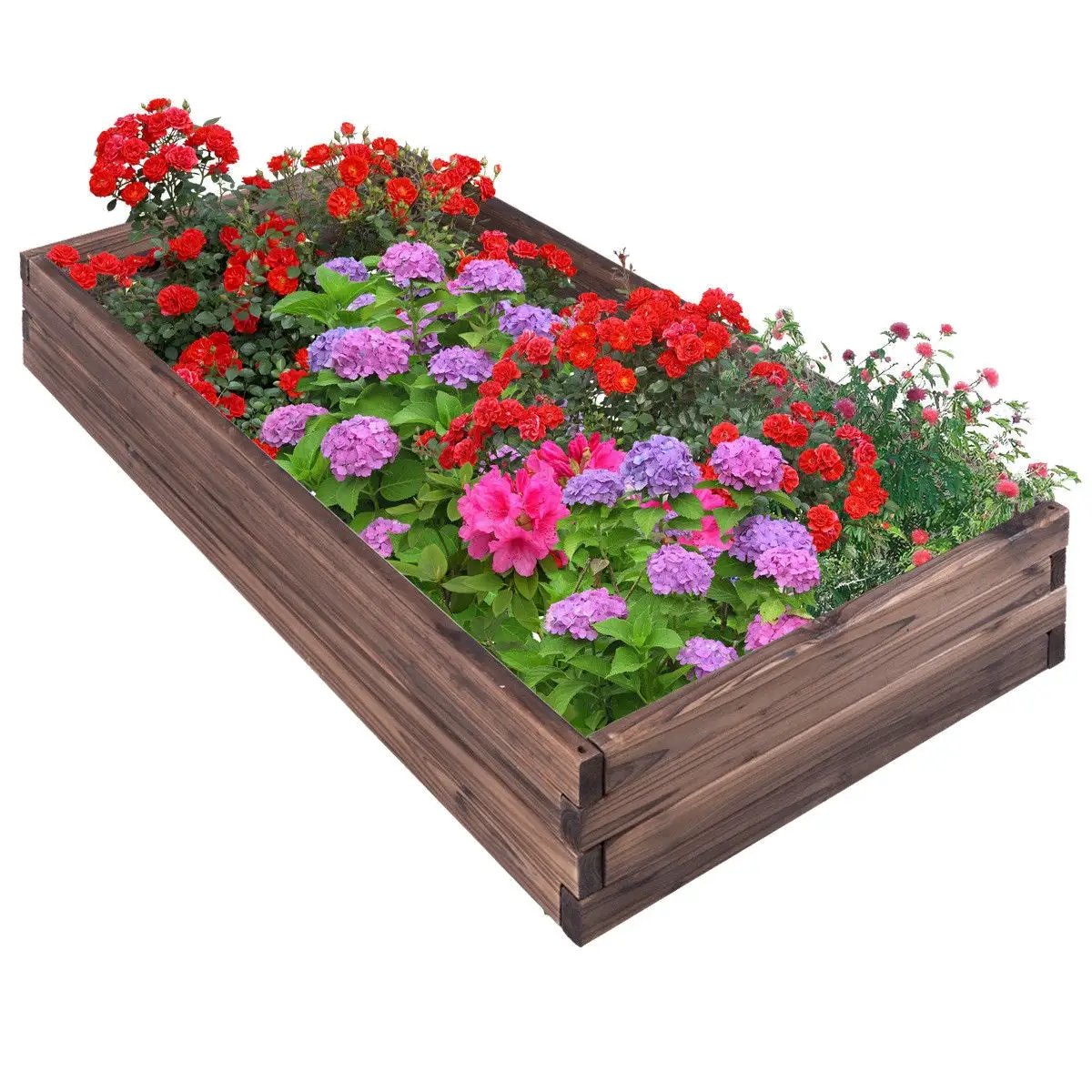 Elevated Wooden Garden Planter Box Bed Kit by DirectDeals
