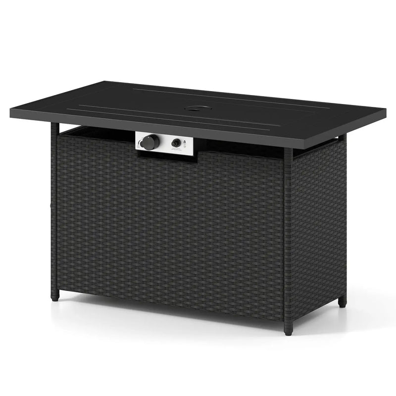 44.5" Propane Fire Pit Table with 50,000 BTU Burner by DirectDeals
