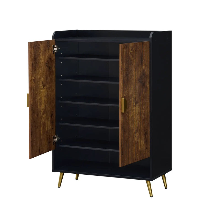 7-Tier Tall Shoe Storage Cabinet with Adjustable Shelves by DirectDeals