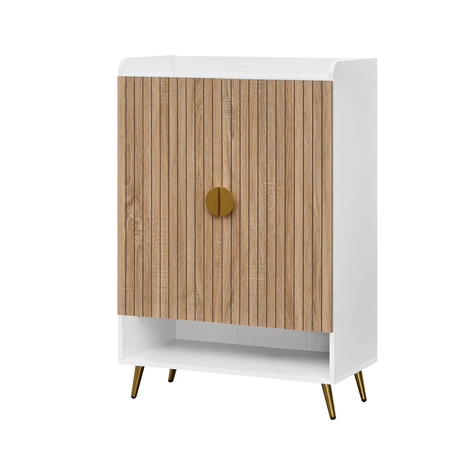 7-Tier Tall Shoe Storage Cabinet with Adjustable Shelves by DirectDeals