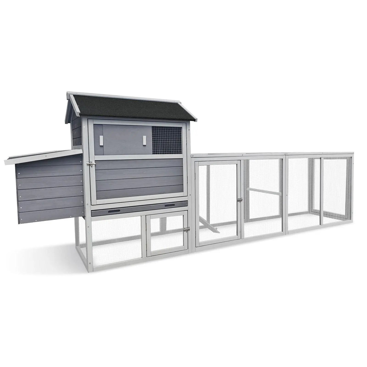 Chicken Coop With Run And Nesting Box by HouseOfZazla