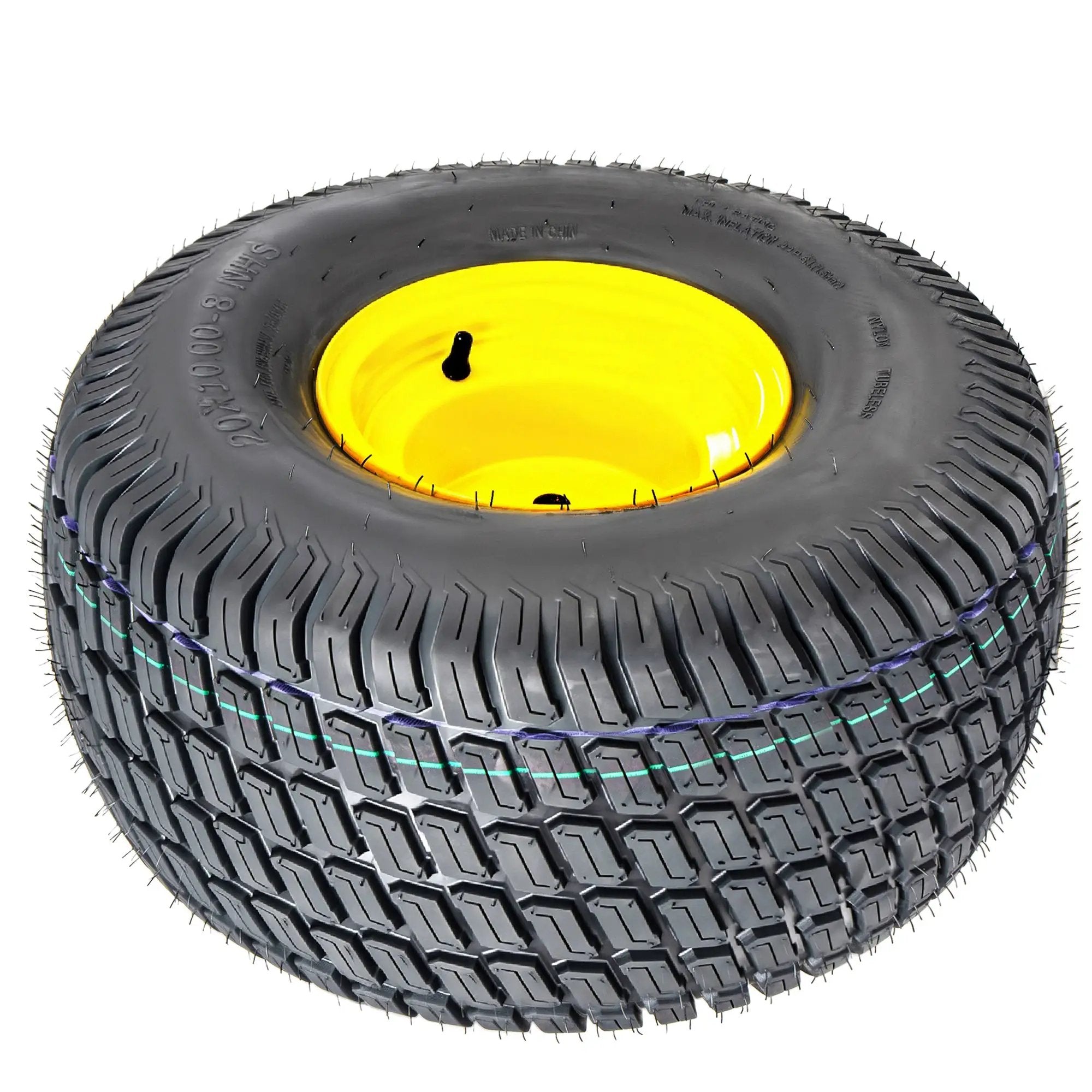 Set of 2 Lawn Mower Tires and Wheel Assembly by HouseOfZazla