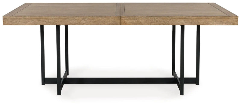 Tomtyn - Rectangular Dining Room Extension Table - Light Brown by Unique Piece Furniture
