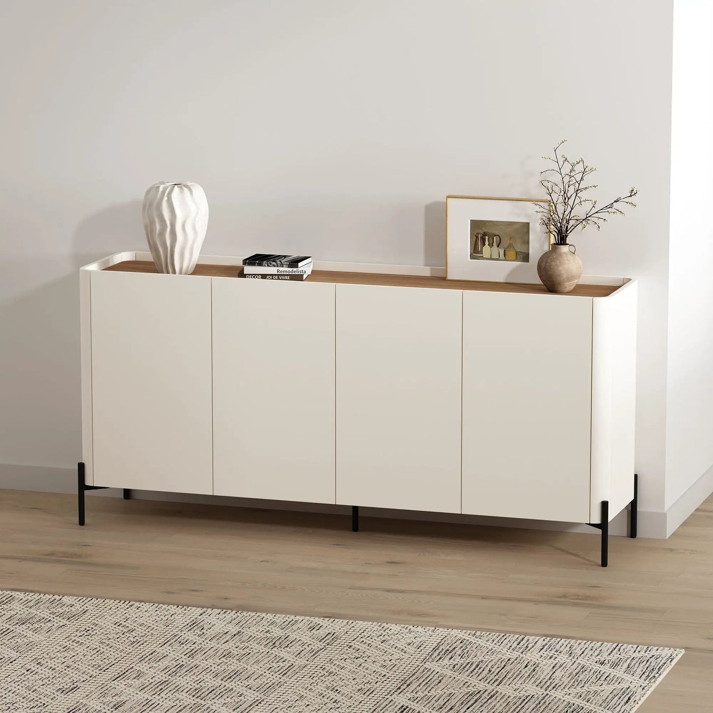 Abbey - Sideboard With Adjustable Shelves by HouseOfZazla