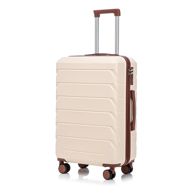 3 Pieces Set 20" / 24" / 28" Spinner Wheel Luggage With Combination Lock by HouseOfZazla