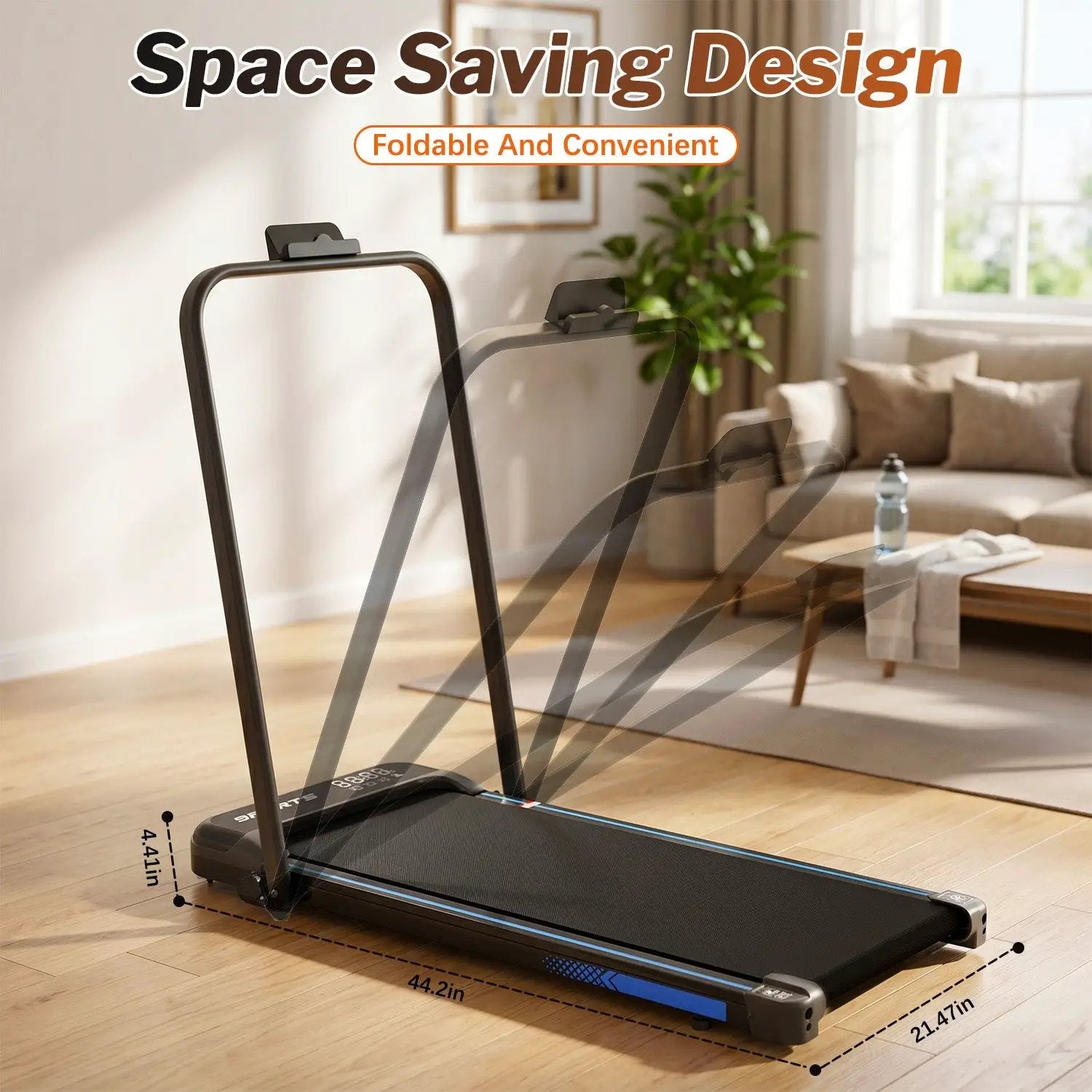 3 in 1 Under Desk Treadmill with Incline by HouseOfZazla