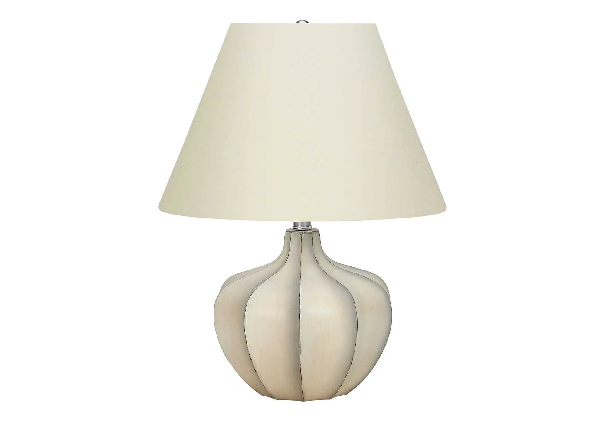 Resin Transitional Lighting, Table Lamp - Cream by HouseOfZazla