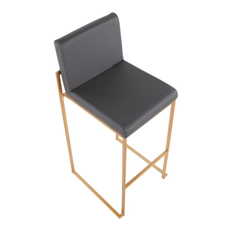 Fuji - Contemporary Design High Back Barstool by Unique Piece Furniture