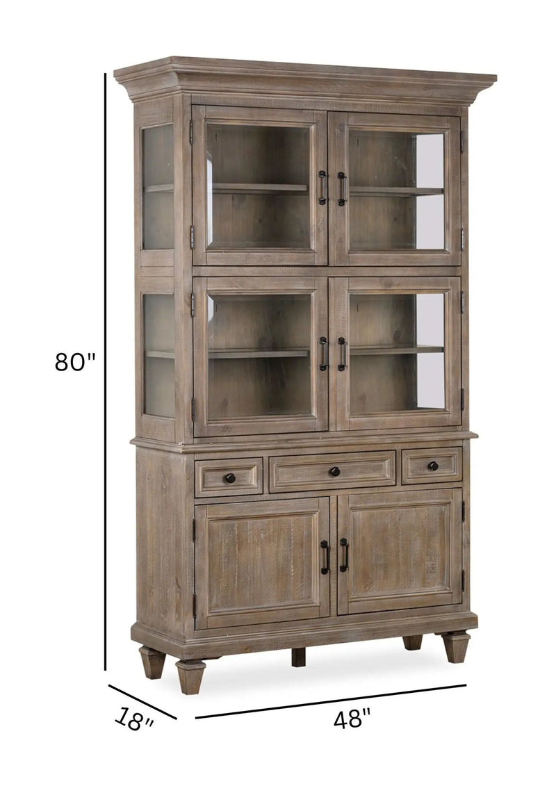 Lancaster - Dining Cabinet - Dovetail Gray, photo 4 of 7