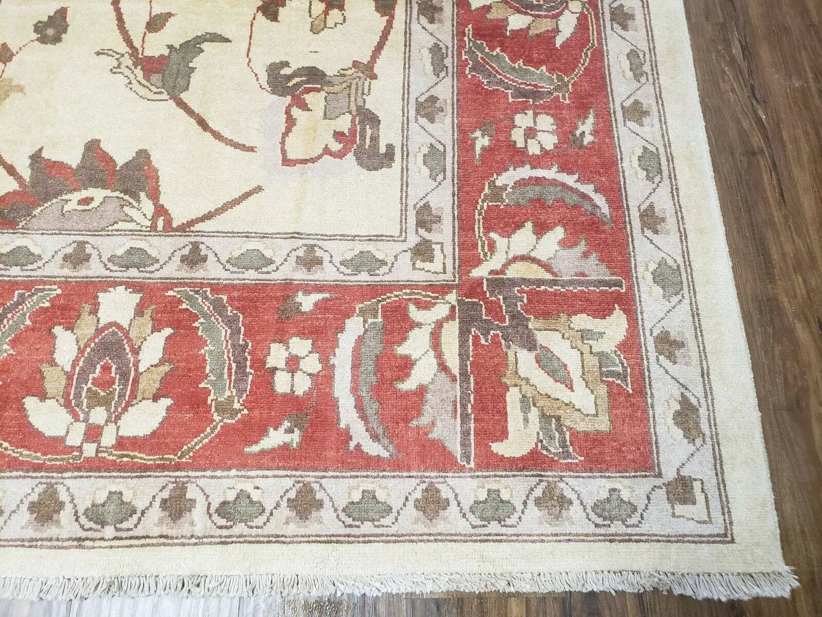9' X 12' One-Of-A-Kind William Pak Peshawar Hand-knotted Wool Rug Nice by Jewel Rugs