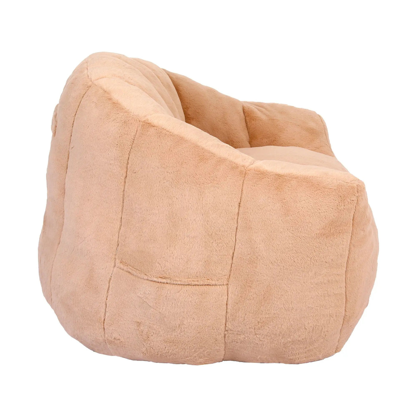 Beanbag Chair, Beanbag Sofa Chair With Armrests Stuffed High Density Foam by HouseOfZazla