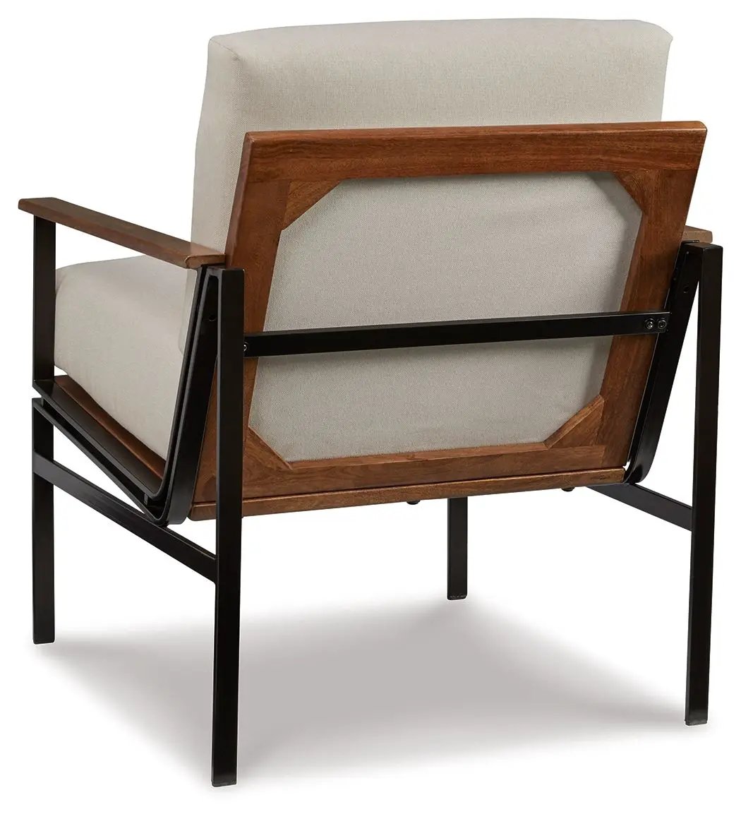 Tilden - Accent Chair - Ivory / Brown by Unique Piece Furniture