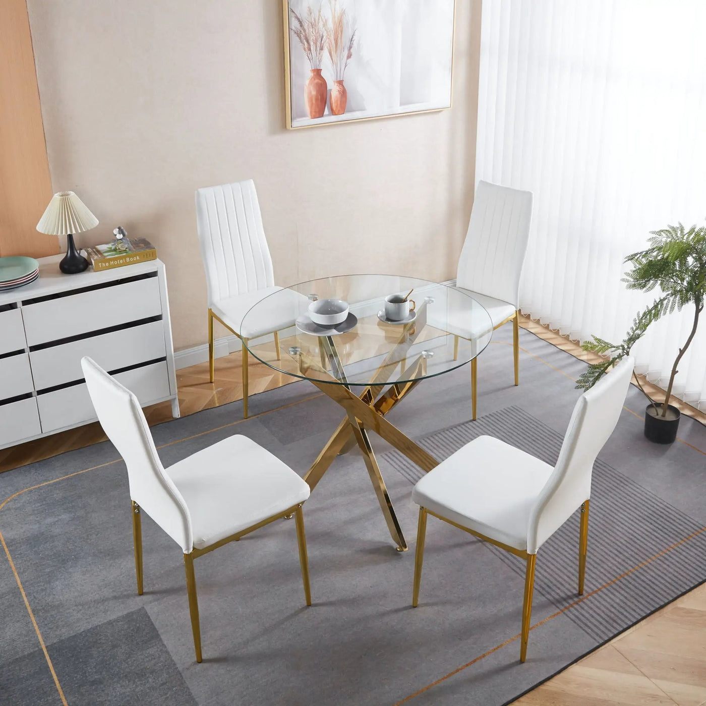Elegant Legs Dining Chair (Set of 4) by Unique Piece Furniture