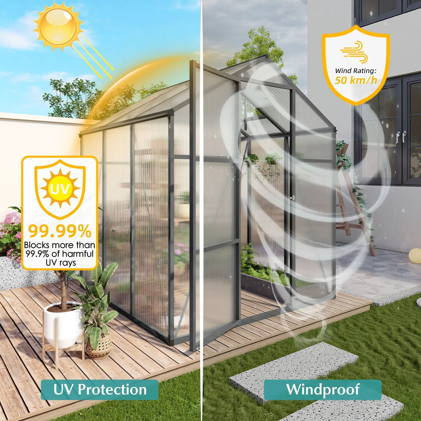 Gain Height Windproof house With Raised Base by HouseOfZazla