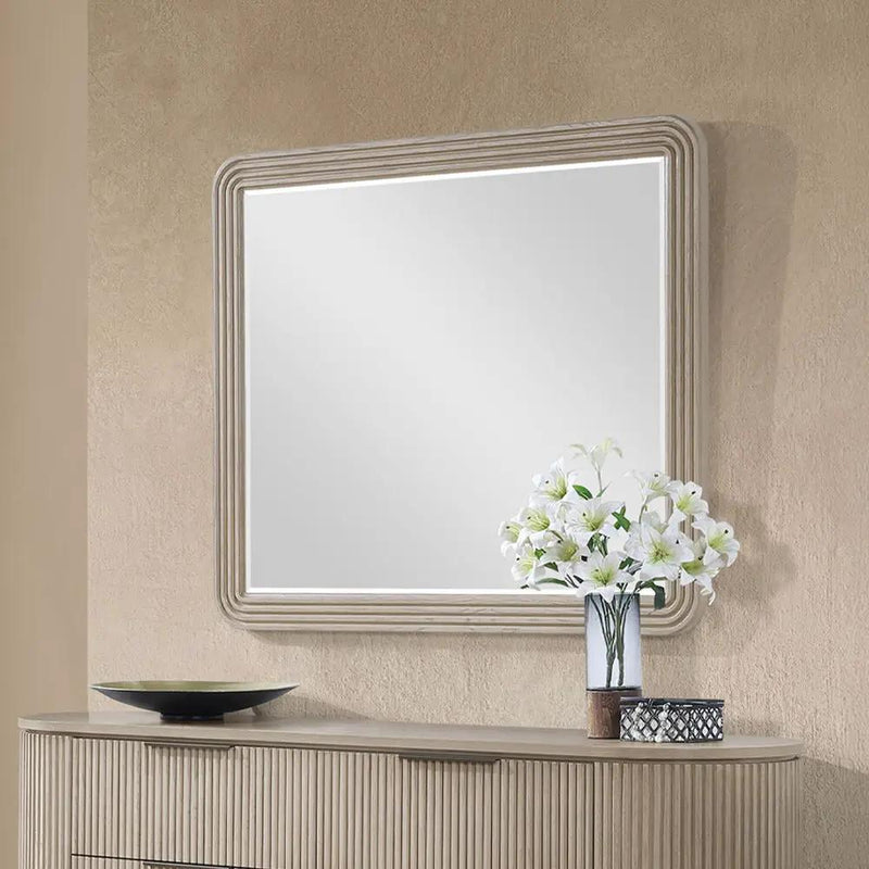 Leanna - Mirror - Light Oak by Unique Piece Furniture