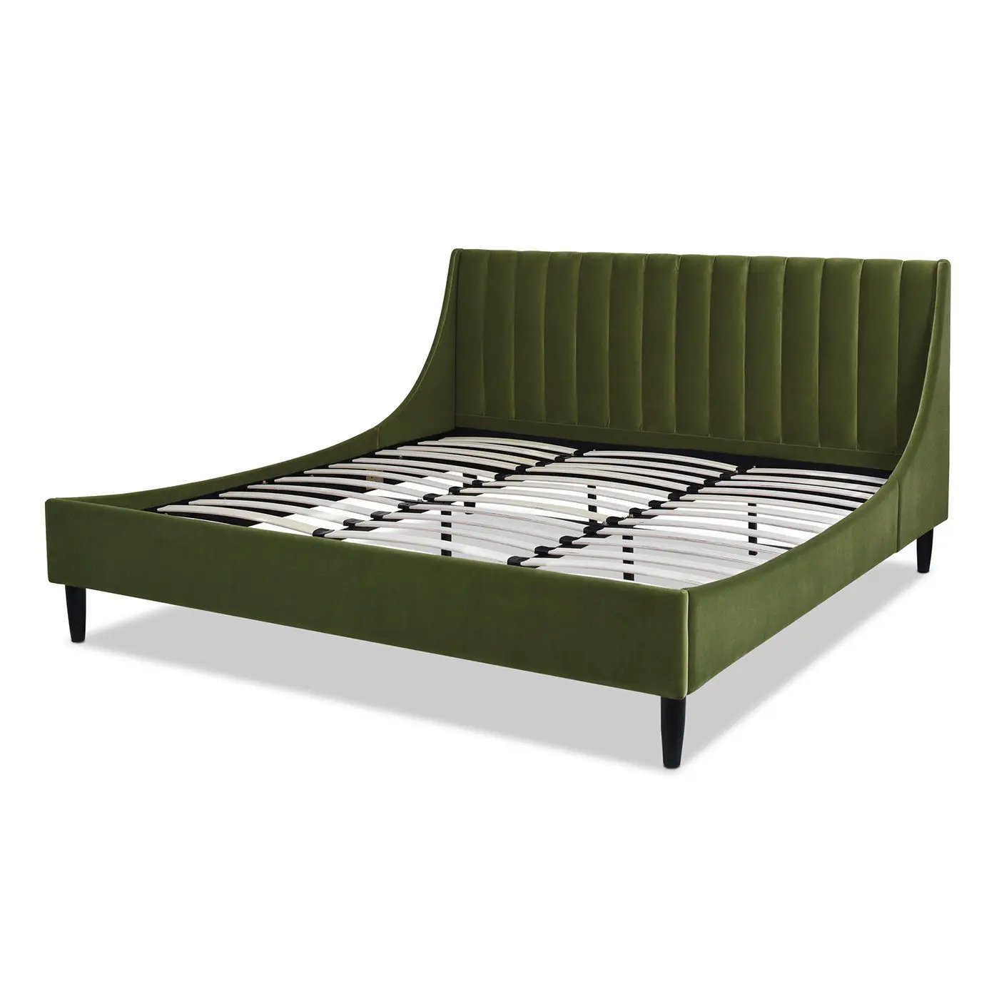 Aspen - Vertical Tufted Modern Headboard Platform Bed Set by Unique Piece Furniture