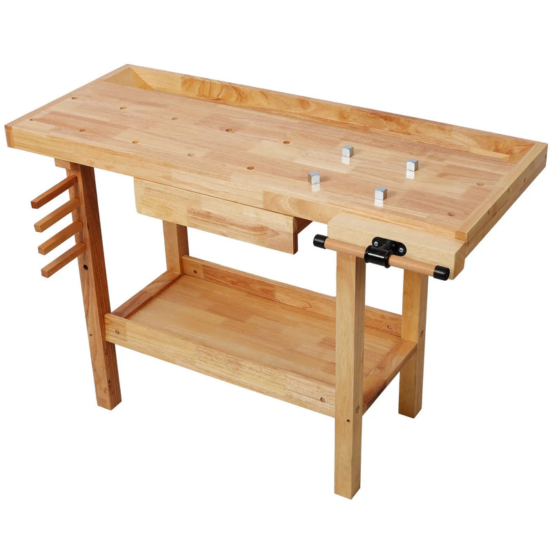 48" Heavy Duty Wood Workbench with Storage by HouseOfZazla