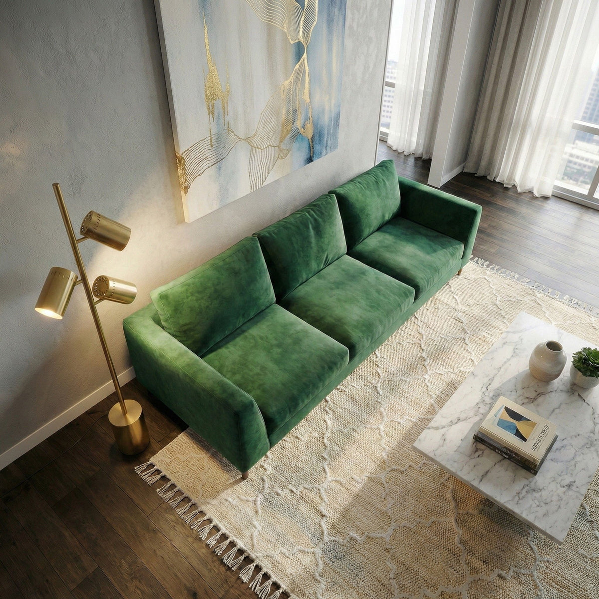 Harmony Floor Lamp - Gold, photo 5 of 8