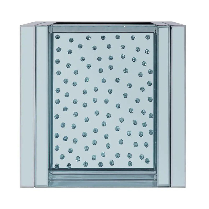 Nysa - 24" End Table - Mirrored & Faux Crystals by Unique Piece Furniture