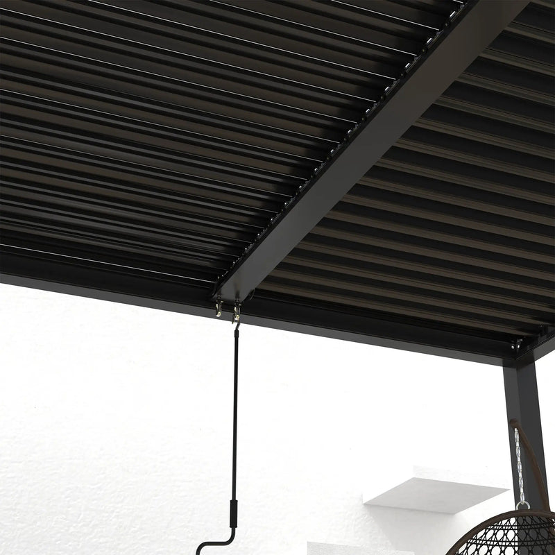 8610J Louver Pergola 10x19ft Aluminum Frame & Louvers by HouseOfZazla