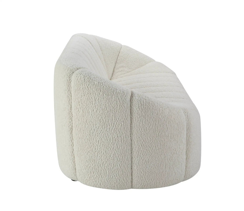 Osmash - Teddy Sherpa Sofa - White by Unique Piece Furniture