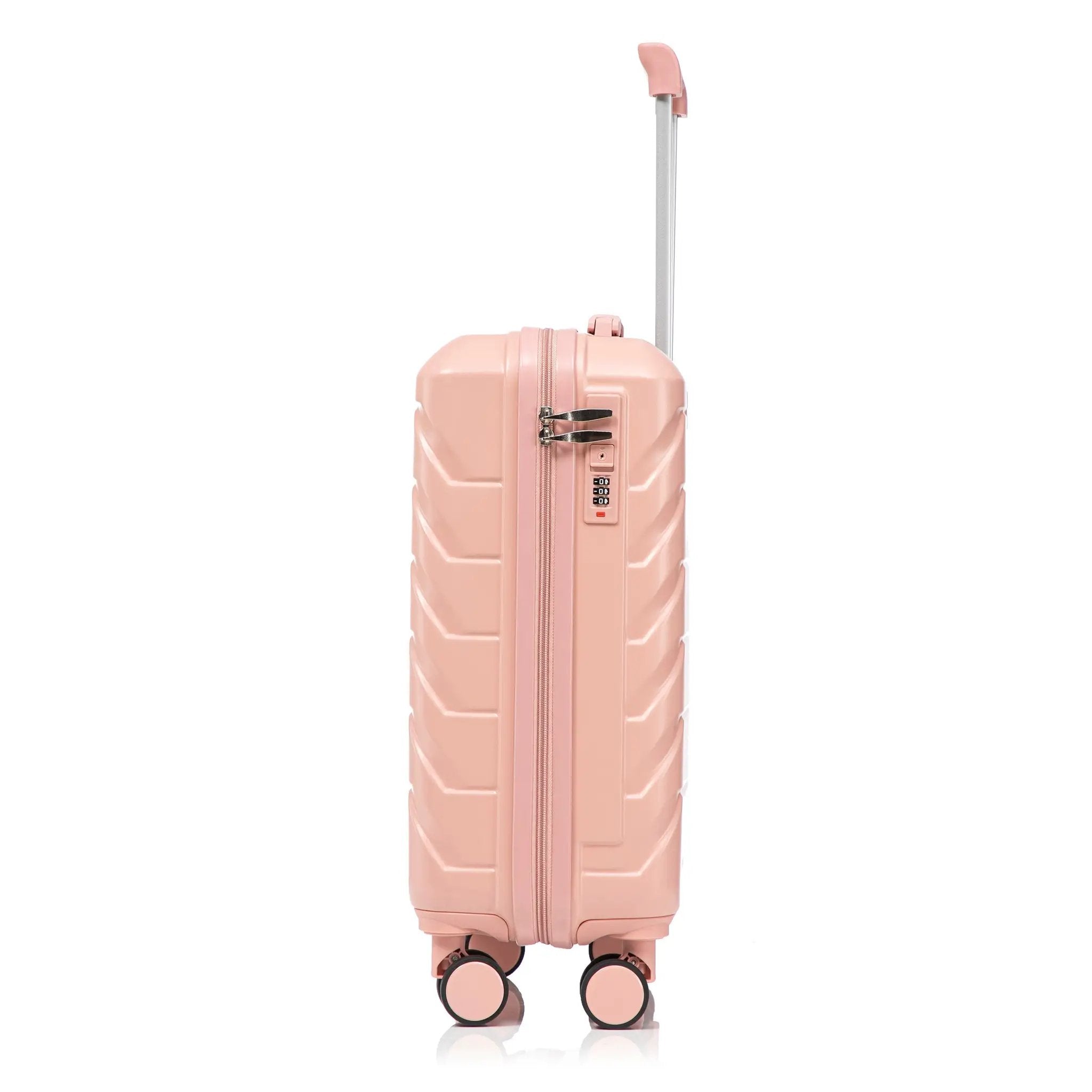 2-Piece ABS Spinner Wheel Luggage Set with Combination Lock by HouseOfZazla