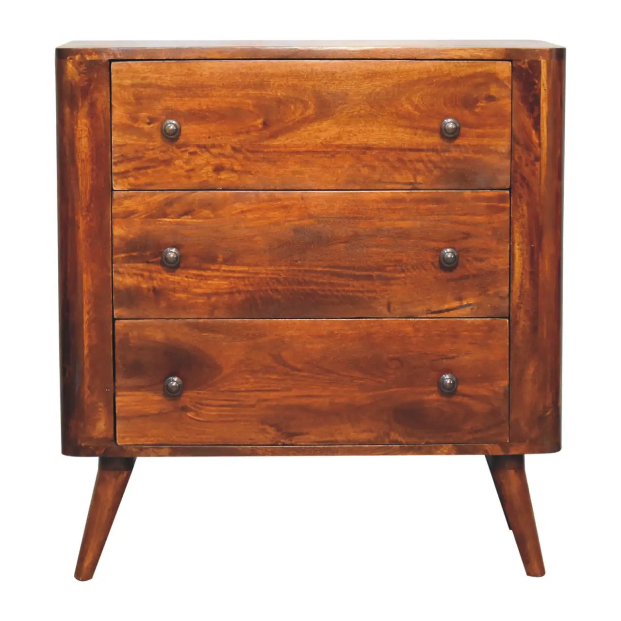 Solid Wood Bera Chest, 3 Drawers by HouseOfZazla