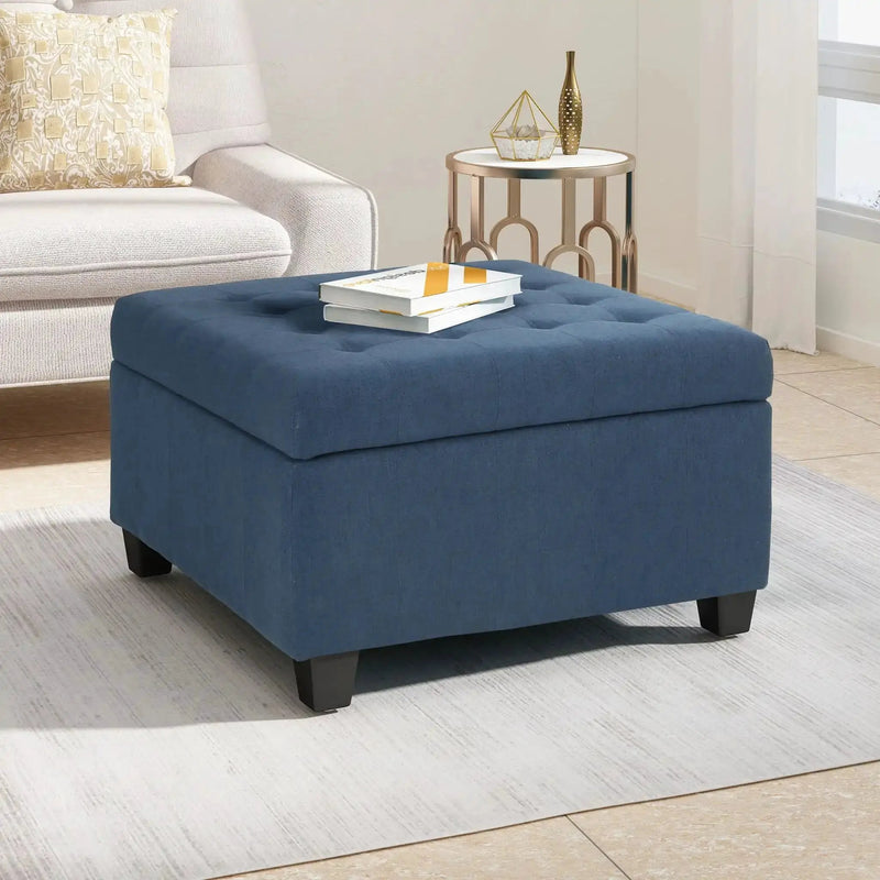 Isabella - Contemporary Ottoman With Storage by HouseOfZazla