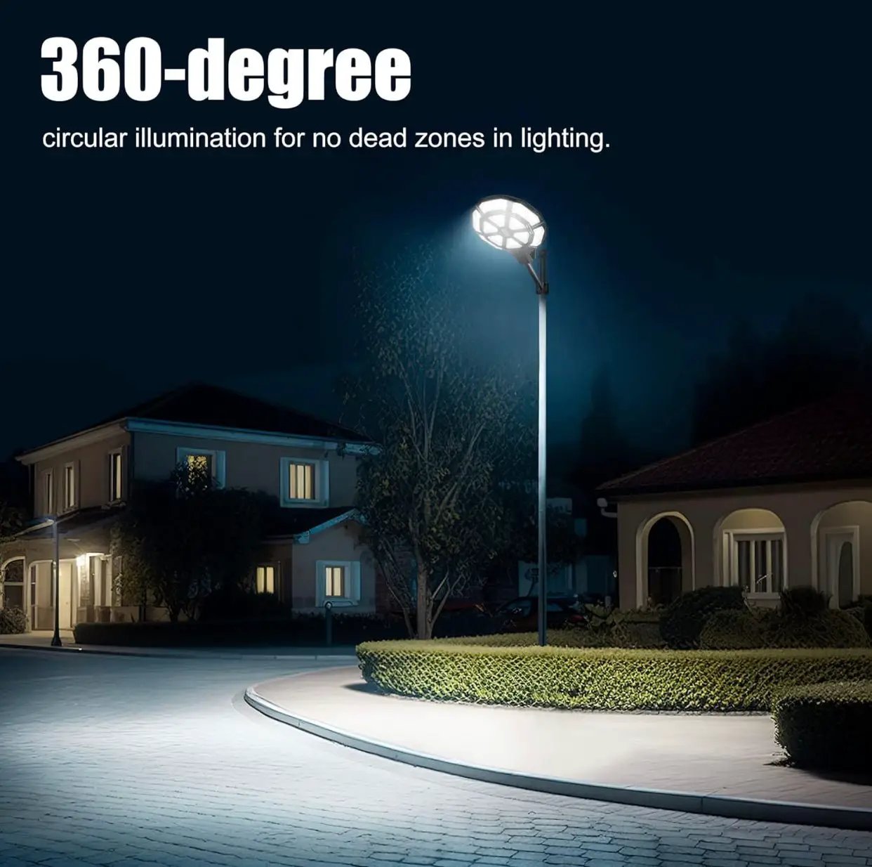 4500W Large Solar Street Lights Outdoor - Commercial Grade Solar Powered Street Light 120000LM with Remote by Outdoor Solar Outlet