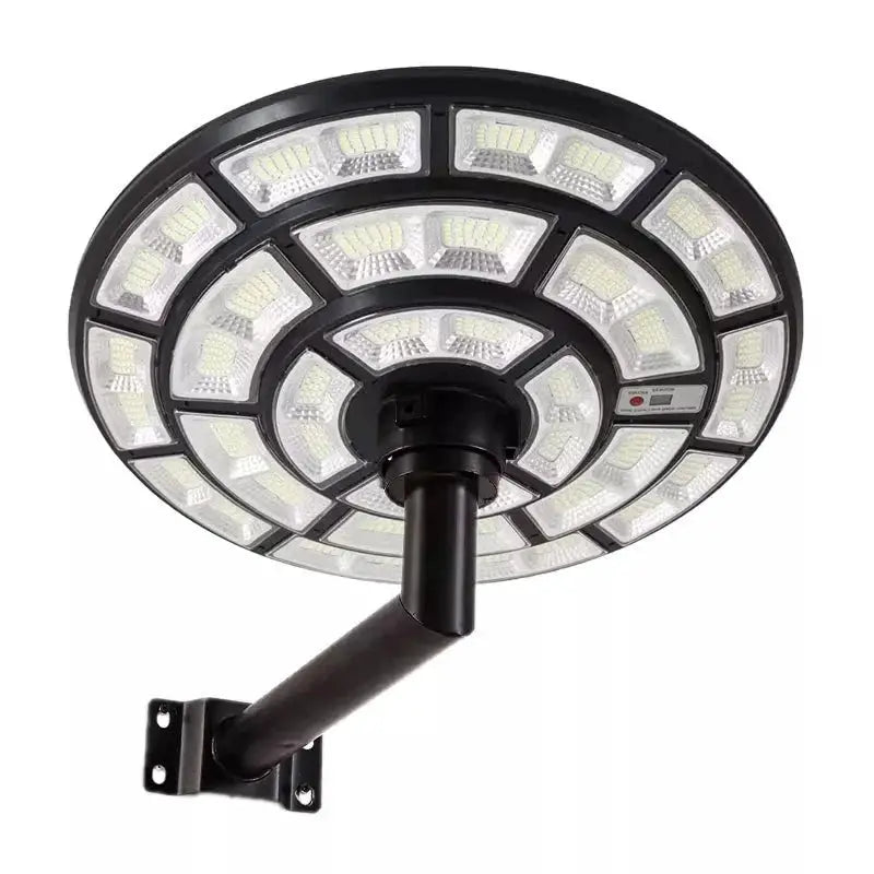 4500W Solar Outdoor Light Round 360° Wide Angle UFO Garden Pole And Wall Street Lights with Remote by Outdoor Solar Outlet