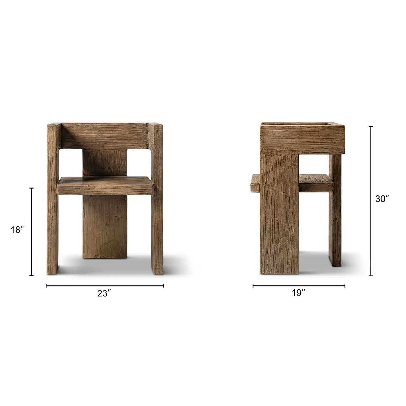 Avenel - Sculptural Block Accent Chair by HouseOfZazla