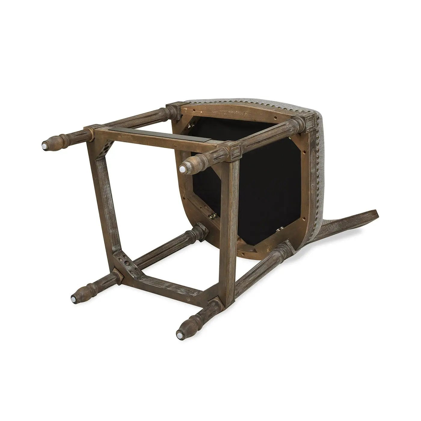 Triomphe - Rattan Wicker High Back Armless Counter Bar Stool by HouseOfZazla