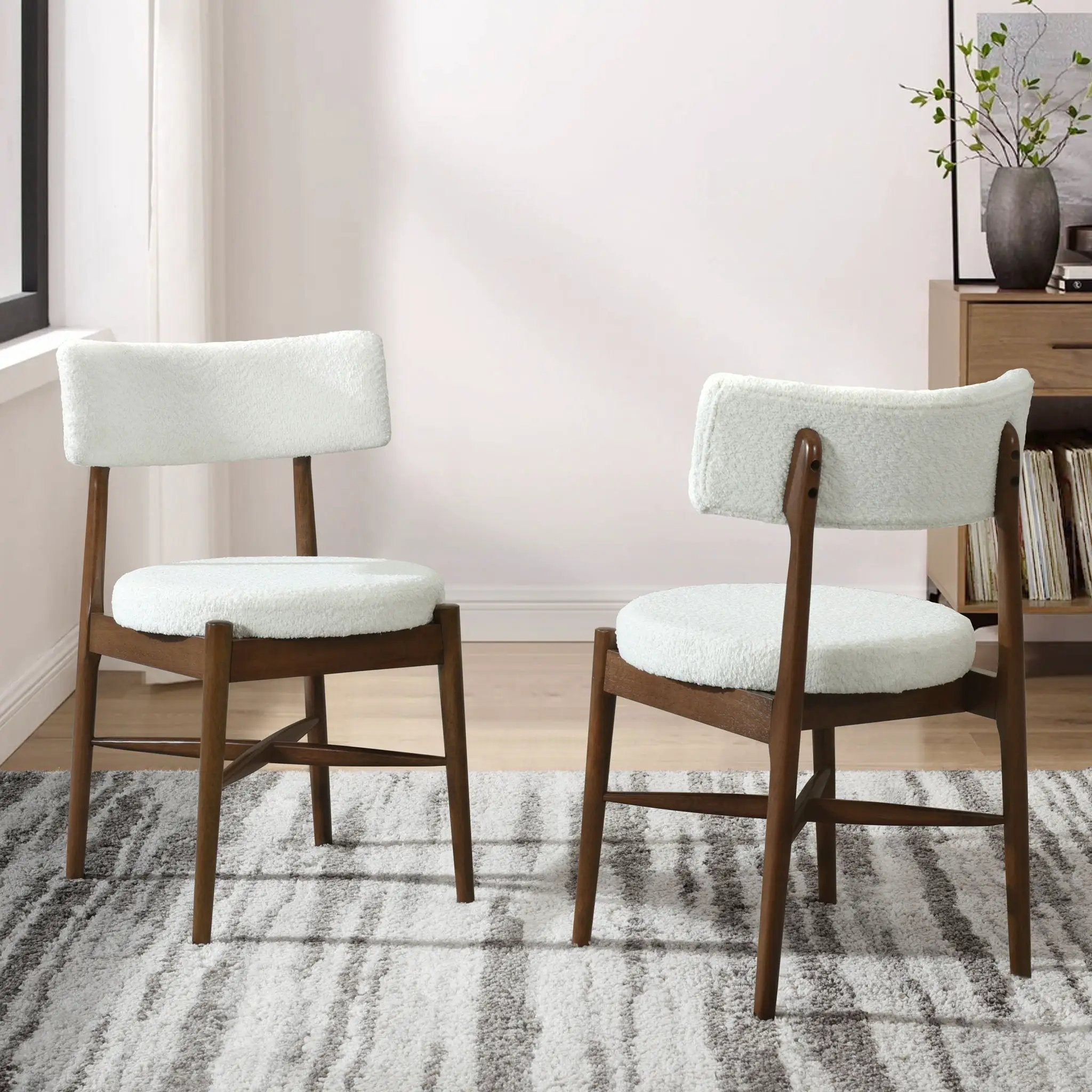 Mid Century Modern Dining Chairs With Unique Design by HouseOfZazla