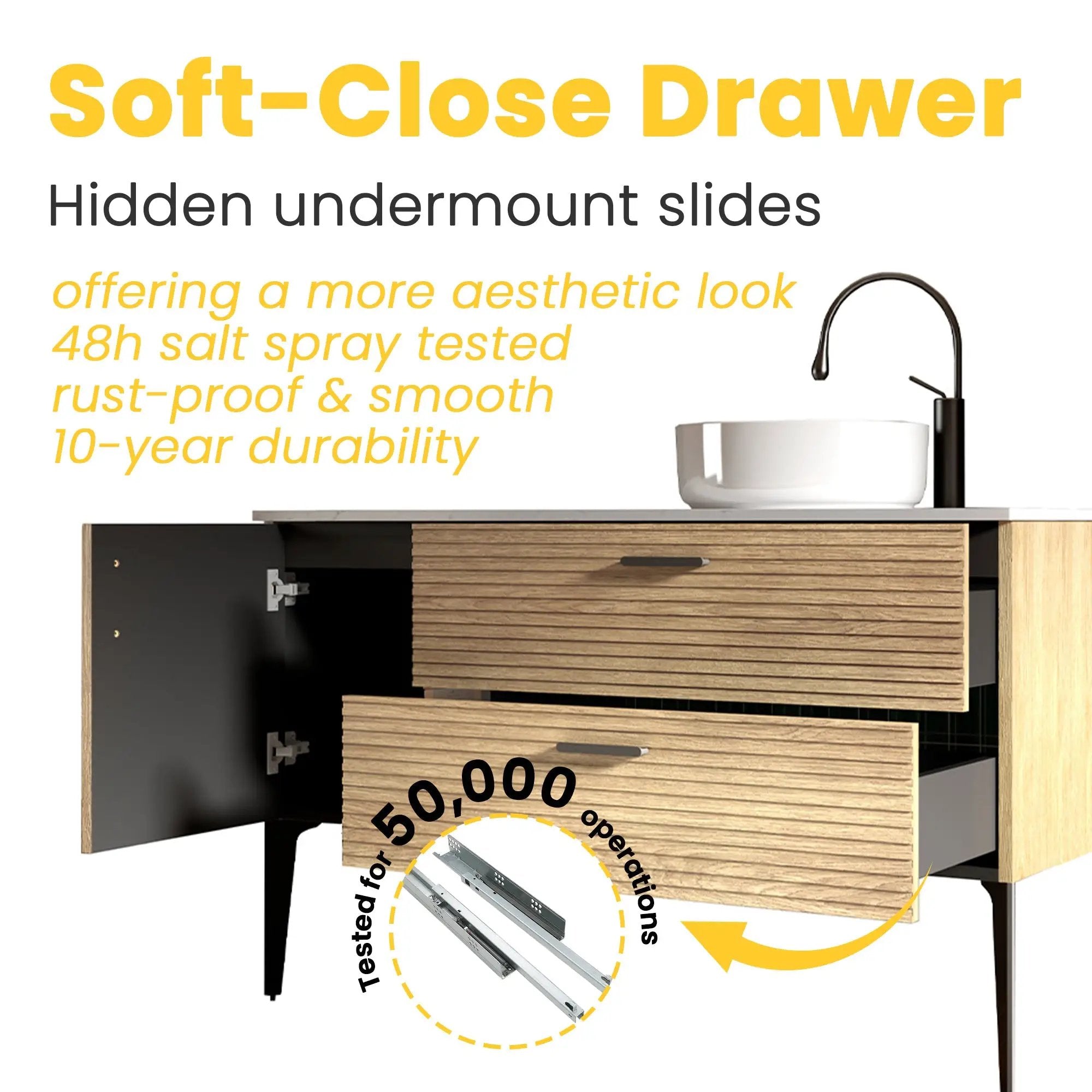 Emilia 48" Striped Bathroom Vanity by HouseOfZazla